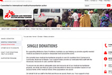 Medecins Sans Frontiers - Sydney Australia